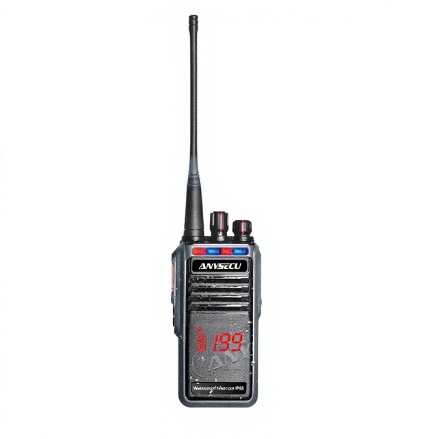 W380 ANYSECU 10W High Power Analog Walkie Talkie UHF 400~470MHz IP68 Waterproof with Strobe Light Two Way Radio L838
