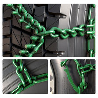 Cadenas para Neumáticos de Camión HNZ de Acero Aleado, Galvanizadas y Tratadas Térmicamente, de Alta Calidad, para Tractor y Vehículos Pesados, 1 Año de Garantía