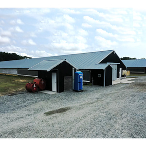 La griglia di pollo commerciale autogestita su larga scala ospita attrezzature per pollame con struttura in acciaio per uso agricolo - Product Image 6