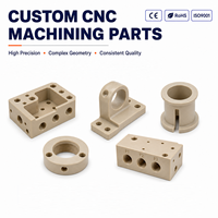 Usinage CNC de précision, services d'usinage CNC sur mesure, pièce de préhenseur robotique en PEEK pour la robotique industrielle