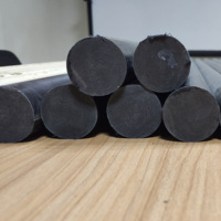 Tube en coton phénolique noir, tige en bakélite, barre ronde en phénolique noir laminée pour l'isolation électrique