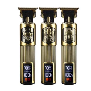 เครื่องเล็มผมสำหรับผู้ชายใช้ในครัวเรือนชาร์จ USB ได้สะดวกพร้อมเครื่องตัดแบตเตอร์รี่ทรงพลัง - Product Image 1