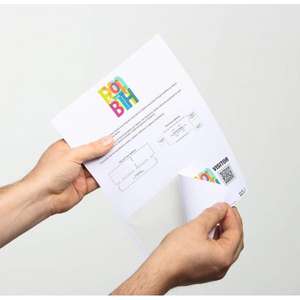 DURABLE - 8258-02 Porta-nombres para VISITANTES, 97x86 mm con orificio Euro (paquete múltiple) - EAN 4005546993737 TARJETAS DE IDENTIFICACIÓN - Product Image 2