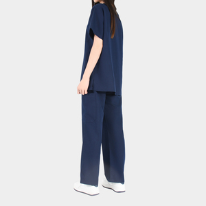 Conjunto de Uniformes Médicos OEM Personalizados Elásticos en 4 Direcciones, Blusa y Pantalones con Cuello en V para Enfermeras, Cómodos, Duraderos y a la Moda, Venta al por Mayor - Product Image 5