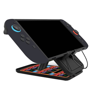 NS2-025 Supporto Pieghevole Regolabile per Console di Gioco con 9 Slot per Giochi e 4 Slot per Schede <span class=keywords><strong>SD</strong></span> per <span class=keywords><strong>Nintendo</strong></span> <span class=keywords><strong>Switch</strong></span> 2 1 Lite Oled - Product Image 2