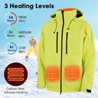 Veste de ski d'hiver pour homme de haute qualité, coupe-vent, respirante, en polaire, épaisse, grande taille, chauffante