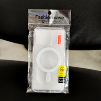 Pour iPhone 11 12 13 14 Pro Max Magnétique Transparent Transparent Acrylique Espace Cas