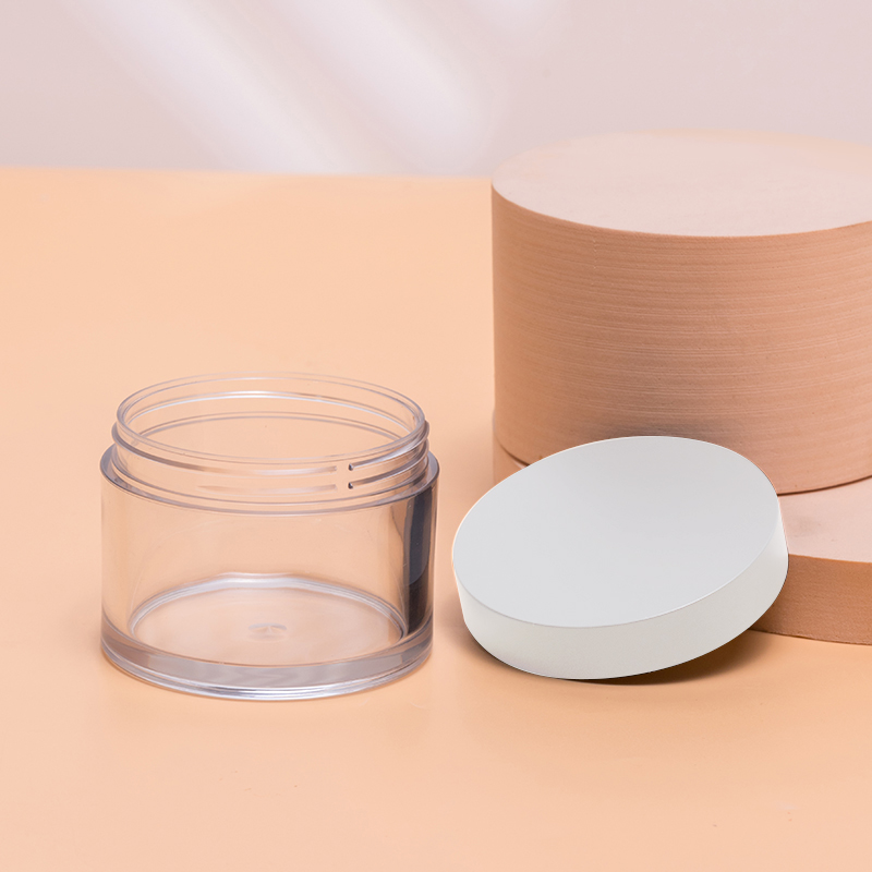 KG-J68R Skincare Cream Jar 105ml 120ml PET Plastic Cosmetic Jar Face Cream Body Butter Containers Jars with Lids