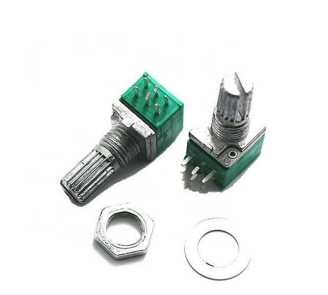 3pin 6pin B503 B203 50K 10K B103 20K handle length 15mm 097 Double potentiometer