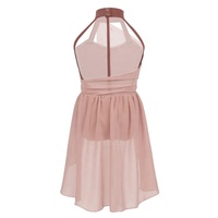 Justaucorps de danse sans manches froncé pour filles de 6 à 16 ans Costume de danse pour enfants Vêtements de danse pour enfants Ballet contemporain Robes de danse lyrique