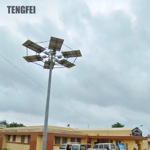 Tengfei المصنع مباشرة الشمسية HID IP66 الألومنيوم في الهواء الطلق عالية الصاري ضوء للطريق - Product Image 4