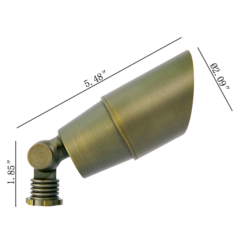 Brass Spotlight Landscape Light