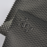 Tissu Oxford Jacquard Bicolore en Polyester 100% Enduit PU 420D Imperméable Personnalisé en Gros