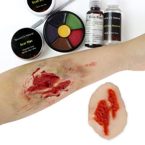 GP Professional Blister réutilisable Faux Latex Scar <span class=keywords><strong>Kit</strong></span> pour <span class=keywords><strong>Zombie</strong></span> Monster Halloween SFX Makeup Body Painting Supplies - Product Image 3