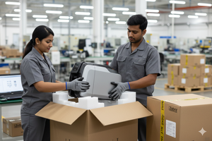 Impresora de tarjetas de identificación de doble cara ZEBRA ZC300 de alta velocidad, máquina de impresión de tarjetas de PVC segura para uso en oficinas, escuelas y bancos. - Product Image 2