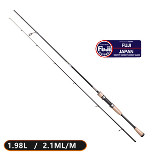 Bassmaster FUJI pièces <span class=keywords><strong>2</strong></span> Sections M/ML Spinning Carbone Pêche leurre Tige coulée canne à pêche liège poignée tige - Product Image 3