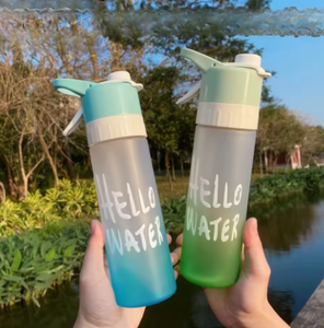 Wholesale Strong Shatterproof Spray Water <b>Cup</b> <b>Large</b> Capacity Male Female Sports Food Grade Student Cooling Portable Bottle Air - Product Image 4