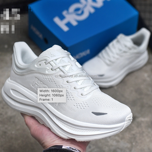 Zapatillas Top One Hokass <span class=keywords><strong>Bondi</strong></span> 9 para <span class=keywords><strong>Hombre</strong></span> y Mujer, Ligeras, de Carbono, para Correr, con Forro de Malla, con Cordones, para Exteriores - Product Image 3