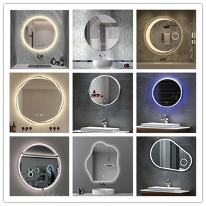 Hotel <span class=keywords><strong>de</strong></span> fábrica, venta al por mayor, precio barato, gran oferta, espejo inteligente LED inteligente antiniebla táctil ajustable <span class=keywords><strong>con</strong></span> luces para <span class=keywords><strong>Baño</strong></span> - Product Image 1
