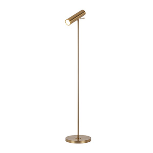 Lámpara de pie de hierro de estilo moderno y lujoso con base cuadrada pesada y pantalla de hierro para el hogar u oficina. - Product Image 2