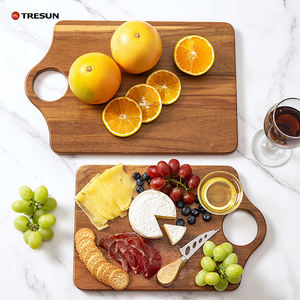 Tabla de Cortar de Madera de Acacia para Cocina, Tabla para Cortar Verduras, Carne y Frutas, Accesorio Portátil para Acampar al Aire Libre - Product Image 3