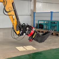 MAIPRO Rotateur Inclinable à Attache Rapide 5-8 Tonnes Inclinaison 180° Matériau Q355B Pression de Travail 210 Bar Débit 3-6 L/Min Composants Essentiels du Cylindre