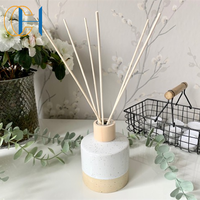 C & H Ensemble de diffuseurs à roseaux modernes de luxe personnalisés en gros Diffuseur en céramique d'aromathérapie pour désodorisant d'huiles essentielles
