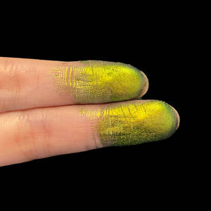 Pigmento variable óptico que cambia de color verde dorado iSuoChem en refracción - Product Image 3