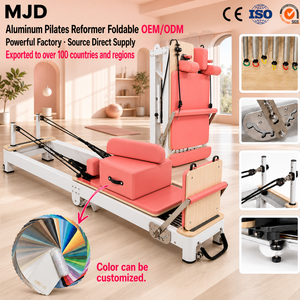 Peralatan Fitness Portabel Reformer Pilates Aluminium Lipat untuk Latihan Pilates, Pengondisian Inti, dan Olahraga CESGS - Product Image 1