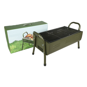Parrilla Portátil Plegable <span class=keywords><strong>de</strong></span> Carbón <span class=keywords><strong>de</strong></span> Acero al Carbono para Acampar al Aire Libre 400-500 ℃   Parrilla <span class=keywords><strong>de</strong></span> Carbón para Asados Rápidos a Alta Temperatura - Product Image 2