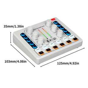 Giao diện âm thanh M8 <span class=keywords><strong>Pro</strong></span>-Máy trộn ghi âm phòng thu với card âm thanh để sản xuất âm nhạc & podcasting - Product Image 3