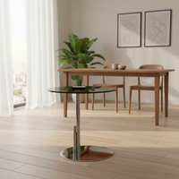 Table Basse Ronde en Métal Doré au Design Moderne, Personnalisable, Décorative et Écologique – Prix Usine