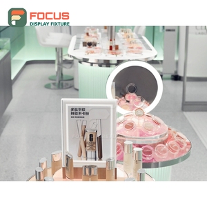 Integrated Solution Store Project Aluminum Display Counter Vendor Makeup Store Interior Design - Product Image 1