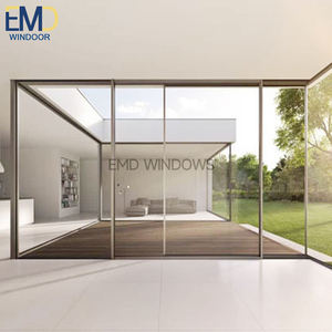 Puerta Corredera Interior de Vidrio con Diseño de Panel Decorativo - Product Image 2