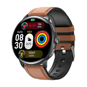 Tkyuan 1.56inch AMOLED ai quay số tập thể dục Smartwatch Nhịp Tim Huyết áp ECG sức khỏe Tracker thông minh đồng hồ với chức năng cuộc gọi - Product Image 4