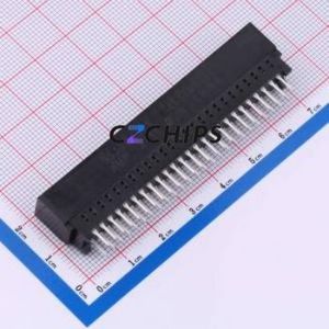 5530843-5 Gold Finger Connector Through hole Component (THT),P=2.54mm Connector 2.54mm 50P Through Hole Phosphor Bronze - Product Image 2