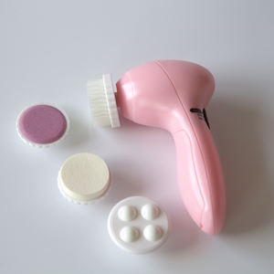 เครื่องทำความสะอาดผิวหน้าไฟฟ้าแบบ 2 สปีด ขนาดกะทัดรัด หัวเปลี่ยนได้ 4 หัว สำหรับการเดินทางและการดูแลผิวประจำวัน - Product Image 4