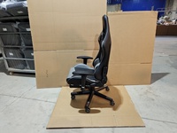 Chaise de jeu robuste pour ordinateur PC avec roues
