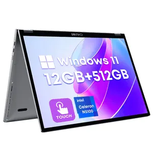 CHUWI MiniBook X dizüstü Tablet 2 In 1 Intel N100 10.51 inç FHD IPS ekran 12GB lp512 1200G SSD Win11 dizüstü 1920 *