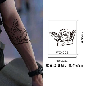 Custom Waterproof Temporary Body <b>Tattoo</b> Sticker Water Transfer <b>Paper</b> Decal for Event Party Festival Promotion Professional Use - Product Image 2