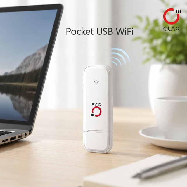 OLAX F8 Wholesale 4G USB WiFi Dongle EU US Bands Unlocked 150Mbps LTE Cat4 SIM Slot Factory Price Wireless Network Card UFI