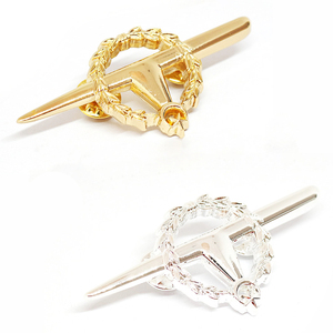 Broche de espada 3D de fuerza especial personalizado, alfileres personalizados, medalla de oro, charreteras, insignia de hombro Azul Marino - Product Image 3