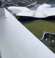 Revêtement imperméable en émulsion acrylique bio-résistante avec additif anti-algues, peinture anti-salissure pour murs humides et ombragés