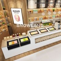 Petite vitrine réfrigérée pour crème glacée de comptoir Dubaï