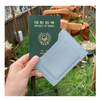 Portefeuille de voyage fait main YY, étui de passeport en cuir PU imperméable, organiseur, rangement de documents personnalisable, cuir