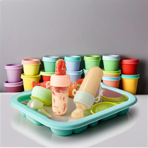 ขวดนมซิลิโคนอเนกประสงค์พร้อมช้อนและจุกนมหลอกการออกแบบที่ทันสมัย - Product Image 3