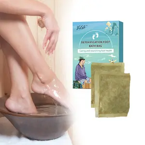 Baño de pies de desintoxicación, masaje de pies azafrán jengibre ajenjo baño de pies hierbas bolsa de polvo, baño de pies adelgazante de piernas