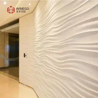 Umweltfreundliche 3D Wirkung Holz Laminat Dekorative Wand Panel Für Innen