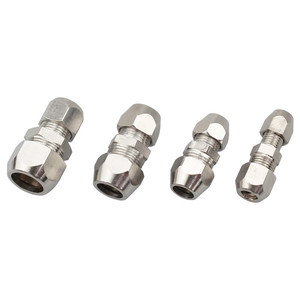 ข้อต่อทองแดง LiYuan แบบเฟอร์รูล ลดขนาดแบบตรง 6-4 8-6 10-8 12-10 12-8 มม. แบบอัด - Product Image 2