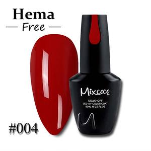2025 Mixcoco HEMA GRATIS 15ml Esmalte de uñas de gel de bajo olor Alta pigmentación <span class=keywords><strong>Ingredientes</strong></span> no alergénicos Barniz Pintura artística de uñas - Product Image 4